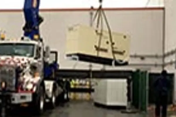 Trinchese boom truck crane on a New York City job site 12